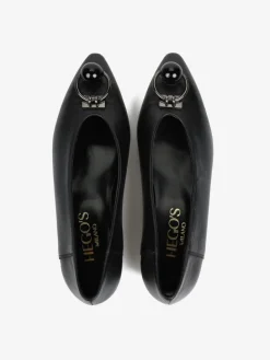 SKÓRZANE BALERINY HEGO'S MILANO