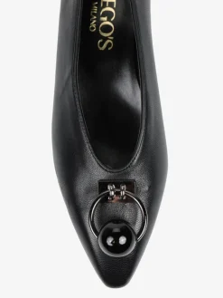 SKÓRZANE BALERINY HEGO'S MILANO