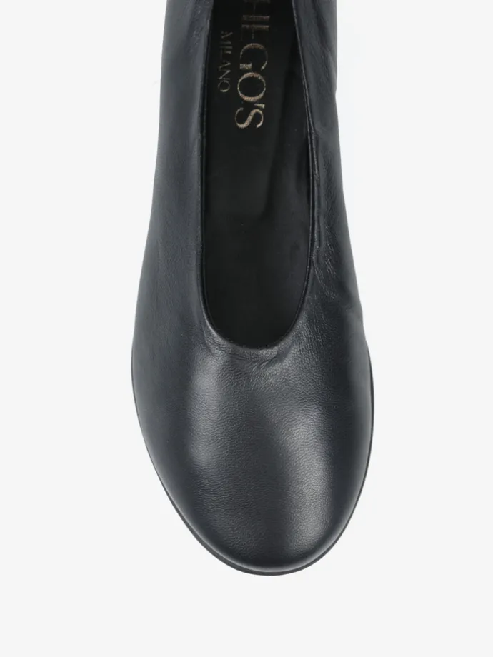 SKÓRZANE BALERINY HEGO'S MILANO