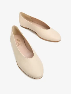 SKÓRZANE BALERINY HEGO'S Milano