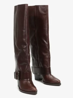 SKÓRZANE KOZAKI HEGO'S MILANO