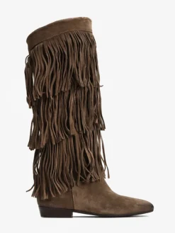 ZAMSZOWE KOZAKI Z FRĘDZLAMI HEGO'S MILANO