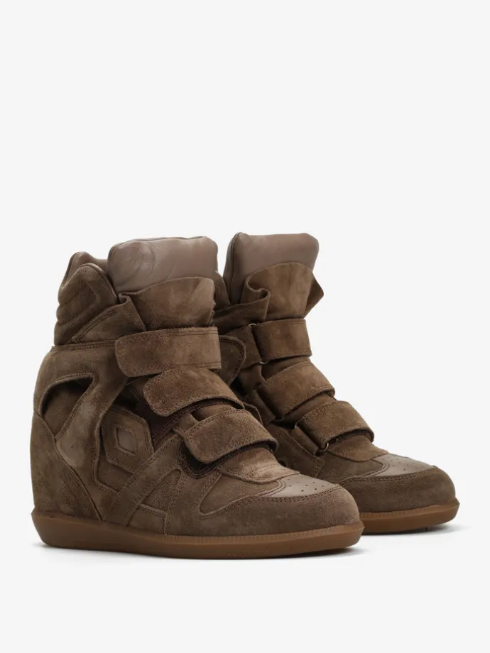 ZAMSZOWE SNEAKERSy Z UKRYTĄ KOTURNĄ HEGO'S MILANO