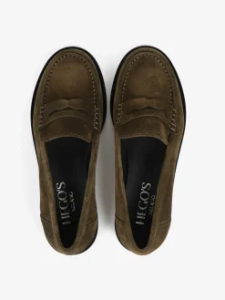 ZIELONE MOKASYNY HEGO'S MILANO