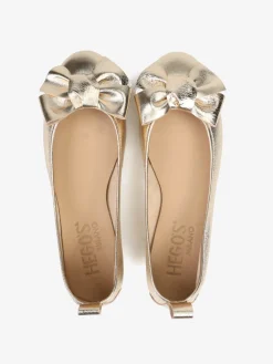 ZŁOTE BALERINY HEGO'S Milano