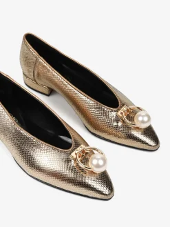 ZŁOTE BALERINY HEGO'S MILANO