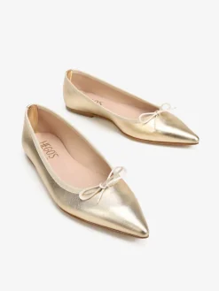 ZŁOTE BALERINY HEGO'S Milano