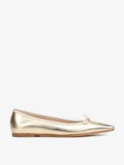 ZŁOTE BALERINY HEGO'S Milano